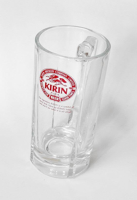 Amazon.co.jp: キリンビール ビールジョッキ レトロ 赤ラベル