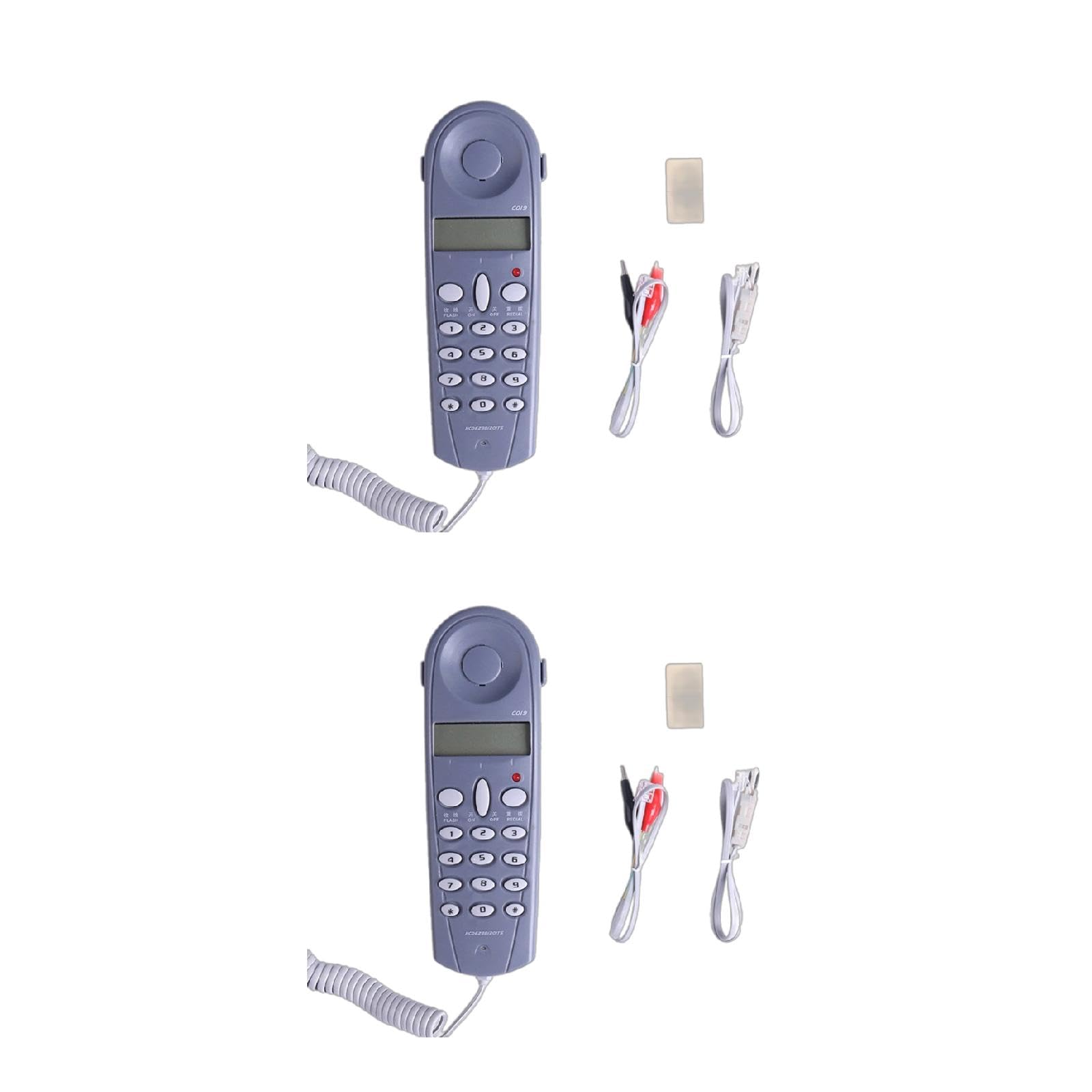 Téléphone de maison C019 numérotation rapide et opérations simples pour le salon - 5