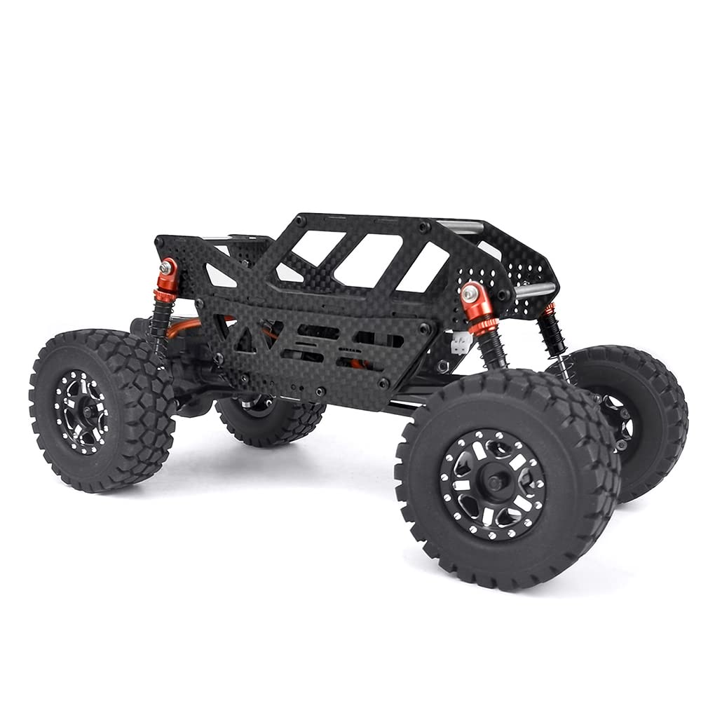 MORLORDY Carbon Fiber Roll Cage Chassis For 1/24 Axial SCX24 Crawler - Fits C10, JLU, Betty, Gladiator, Bronco Models - View #6
