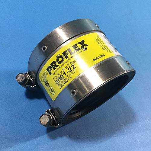 Fernco 3001-22 Shielded Coupling, For Pipe Size 2