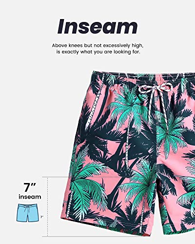 Image of maamgic Mens Swim Trunks Quick Dry Swim Shorts with Mesh Lining Funny Swimwear Bathing Suits 7inch