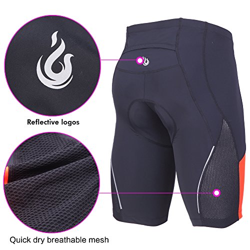 Image of beroy Men's Comfortable Bicycle Cycling Pants, 3D Padded Bike Shorts