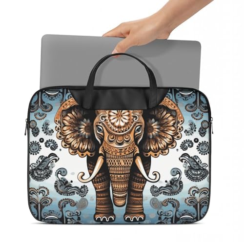 Bolso para portátil impermeable con diseño elefante 17'' miniatura 6