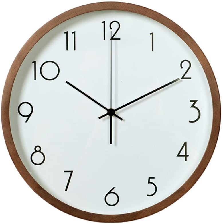 Horloge murale pour la maison en bois massif horloge de salon