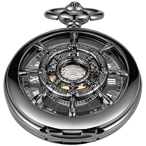 Tiong Double Opening Mechanical Pocket Watch Cover