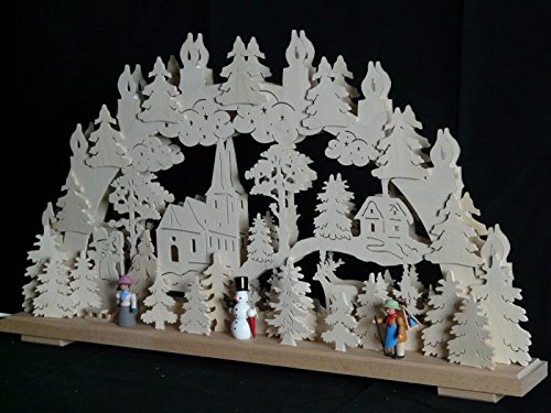 Lit électrique de voûte souvenirs de Noël décor bois fenêtres et montagnes