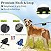 Dog Poop Bag Holder (2 Pack) Poop Bag Holder for Leash Attachment, Doggie Pet Waste Bag Dispenser, Puppy Potty Carrier Small Doggy Zipper Pouch with Carabiner Clip, Black