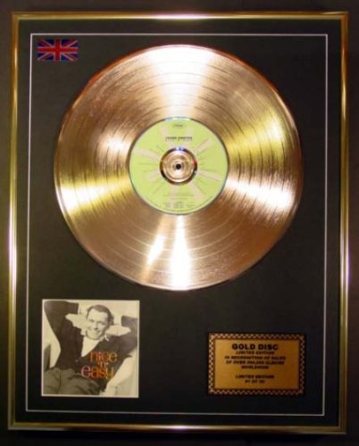 Image of FRANK SINATRA/Cd Gold Disc Record Limited Edition/NICE'N'EASY