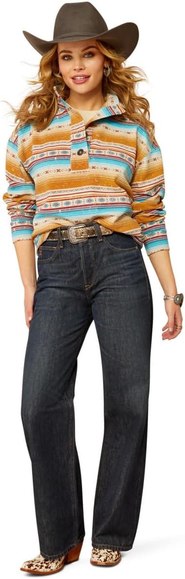 ARIAT womens Hometown Sweatshirt - Image 3