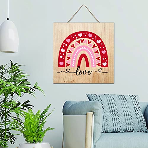Plaque en bois Saint-Valentin pour célébrer l'amour véritable au quotidien
