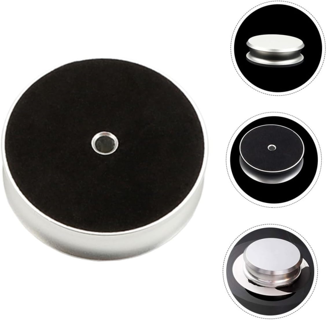Balanced Vinyl Turntable Stabilizer Weight for Vibration Reduction Easy Operation Record Clamp Accessory for Improved Sound Quality and Listening Experience