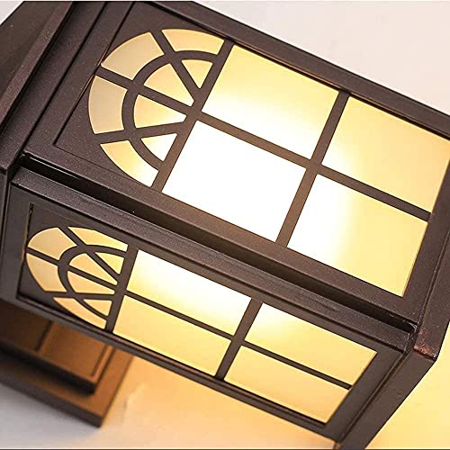 Lanterne Étanche Extérieure E27 Résolution Problèmes de Rouille Façade Villa - 4
