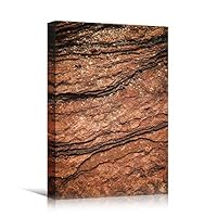 Canvas Wall Art Organic Arrangement Abstract Colorful Contemporary Hallway Mixed Media Multicolor Patterns - 12x18 inches