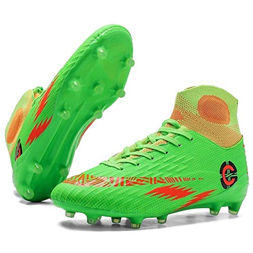Mannen big Kids voetbalschoenen, Professional FG/TF Tiener Soccer Atletiek Training Schoenen Indoor Outdoor Sports Sneakers for Unisex Training Sports Spike spalk Schoenen - Image 3