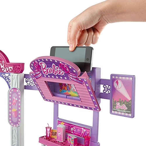 BARBIE Malibu Ave SHOPPING MALL 50+ Pieces PLAYSET w Working ESCALATOR