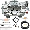 1901 4 Barrel Carburetor Replacement for Thunder AVS2 Carburetor 500 CFM Satin Finish Non-EGR (Electric Choke)