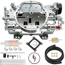 1901 4 Barrel Carburetor Replacement for Thunder AVS2 Carburetor 500 CFM Satin Finish Non-EGR Electric Choke