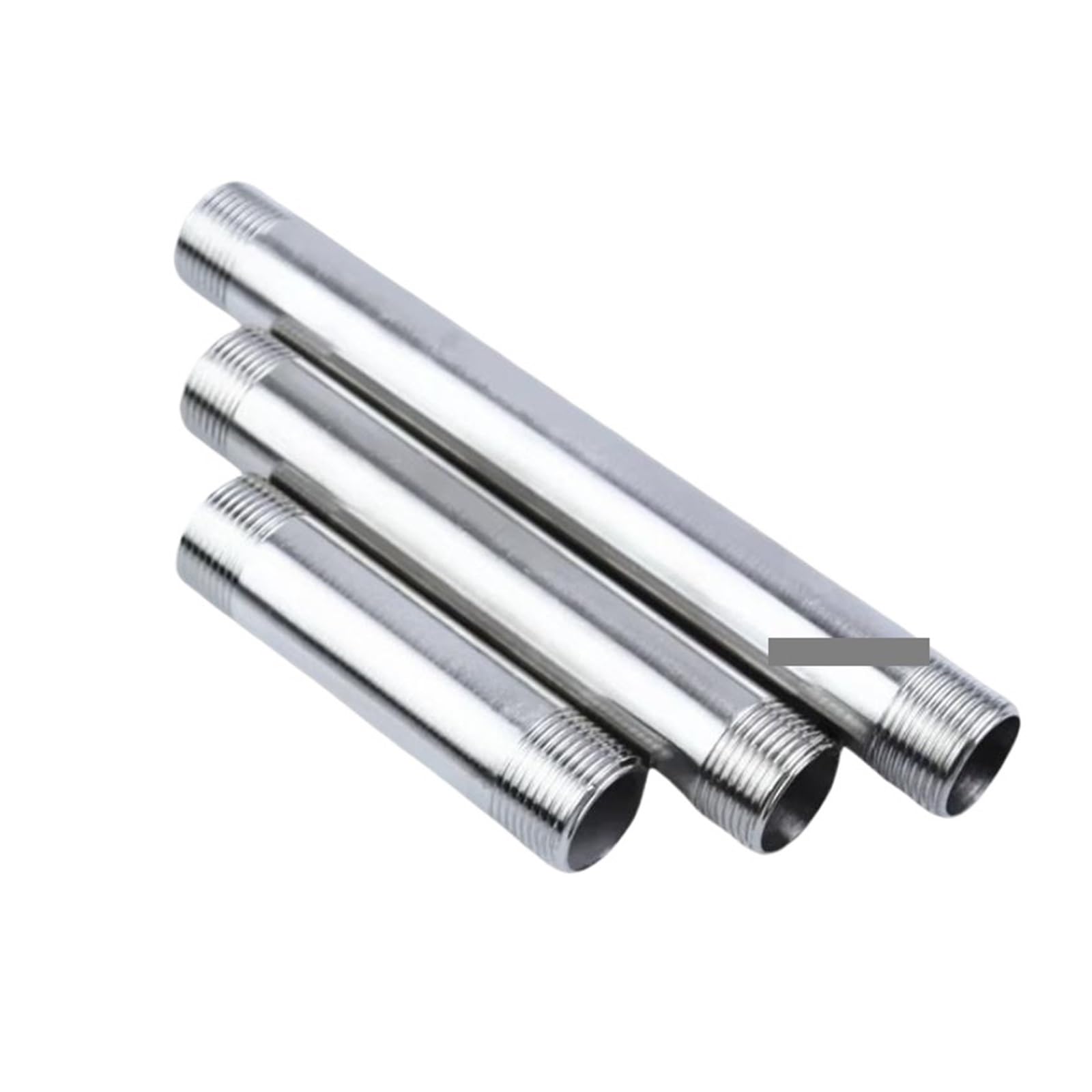 AARTERZZA 1pc 1/4" Male Thread Equal 150mm Extension Tube Pipe Fitting 304 Stainless Steel Connector