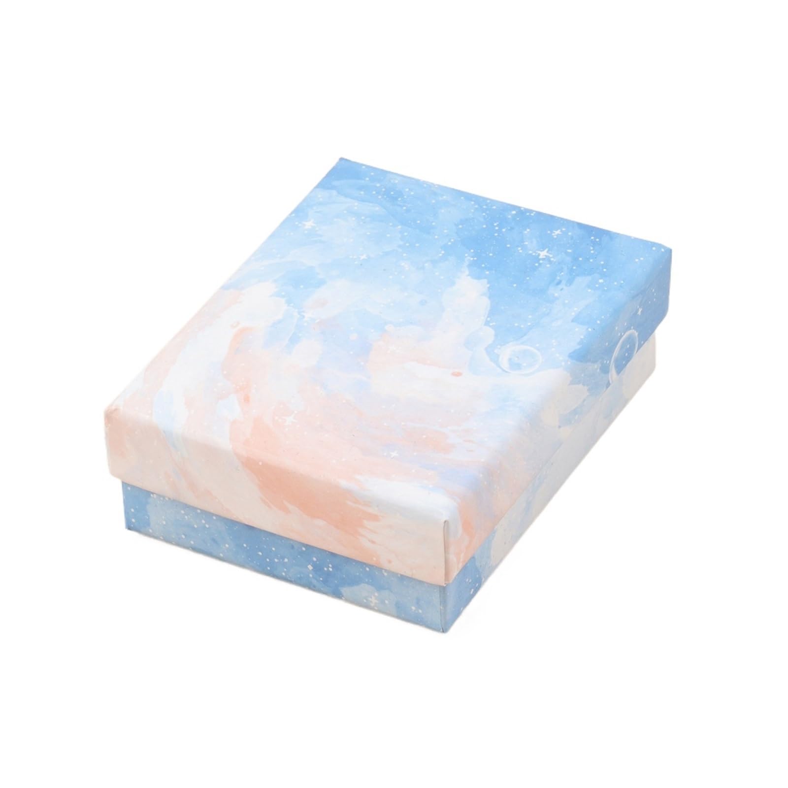 1pcs Cardboard Jewelry Set Box For Ring Necklace Bracelet Earrings Packaging Rectangle Kraft Sponge Protection(Color4)