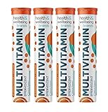 Effervescent Multivitamins - High Strength Multivitamin Tablets - Complete One a Day Supplements for Men & Women - 20 Per Tube (Pack of 4)