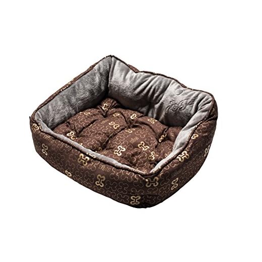 Rogz RPM de 04 lapz Trendy PODZ/Cama para Perros, M, Color marrón