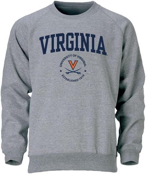 Barnesmith Crewneck Sweatshirt for College, Heritage Logo, Adult Unisex