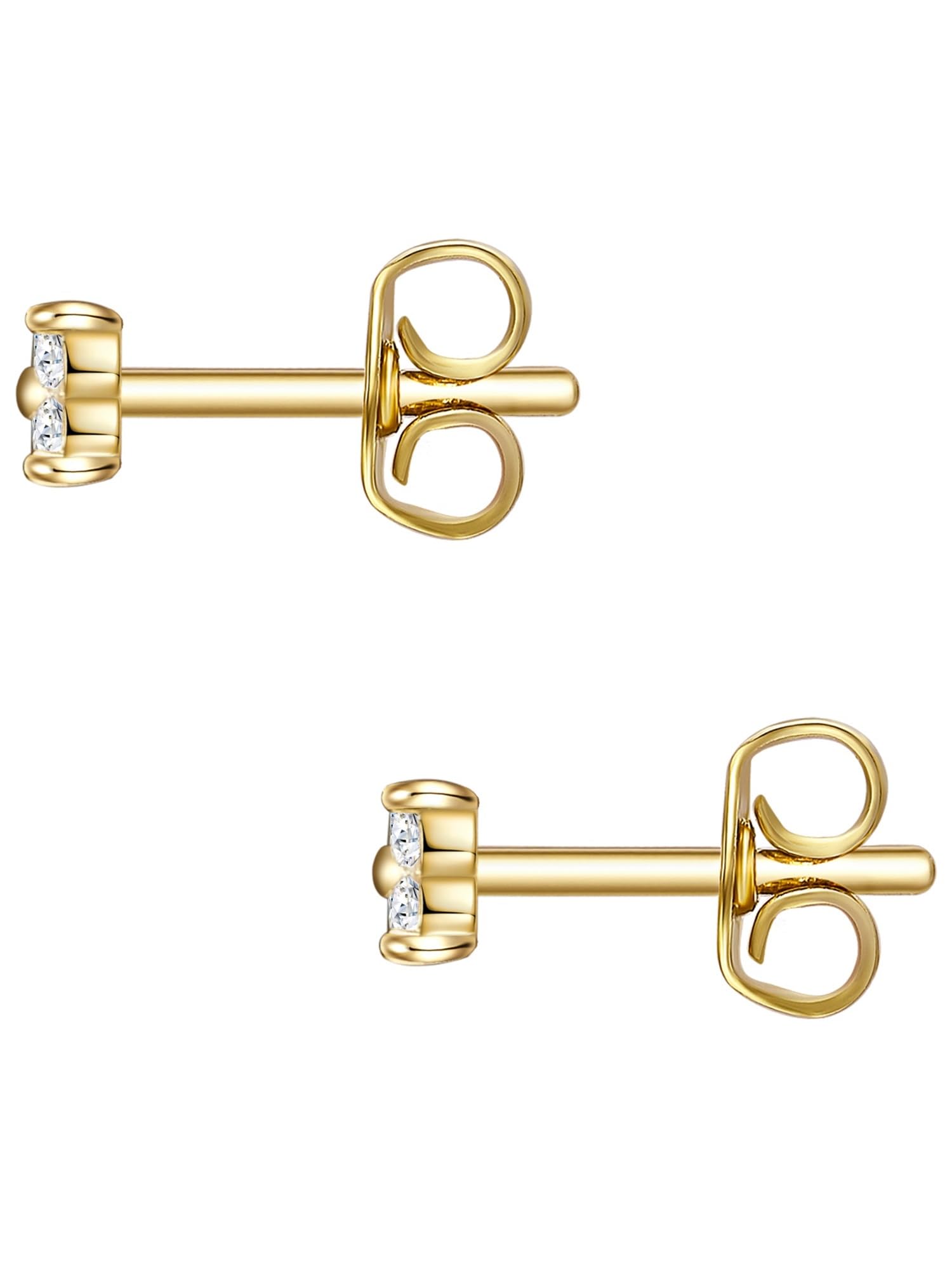 Glanzstücke München Damen Ohrringe 925/- Sterling Silber gelbgold