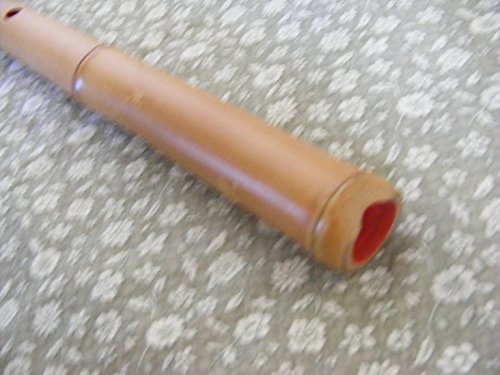 Shakuhachi Bamboo Flute Pentatonic D/F With Natural Shakuhachi Edge Cut Shape Mouthpiece And Artistic Root End, Pentatonic Instrument #TOP4