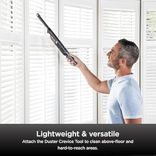 Shark WandVac 1.0 Cordless Handheld Vacuum Cleaner, Small & Lightweight, Powerful Suction Handheld Vacuum with Duster/Crevice and Multi-Surface Tools, Charging Base, Grey, WV200UK