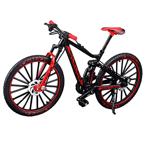 Wpsagek Bicicleta,Bicicletas de Dedo, Juguete Bicicleta de Carretera Juguetes Plegables, Juguetes de Adorno de Mesa de Bicicleta en Miniatura, Modelo de Bicicleta de montaña con Dedo para