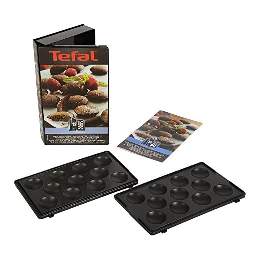 Tefal XA8012 Snack Collection, Plaat Poffertjes, nummer 12, Zwart