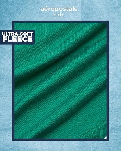 Image of AEROPOSTALE Boys Athletic Shorts Set - 3 Piece Performance Short Sleeve Graphic Boys T Shirts & Fleece Shorts (Size: 8-12)