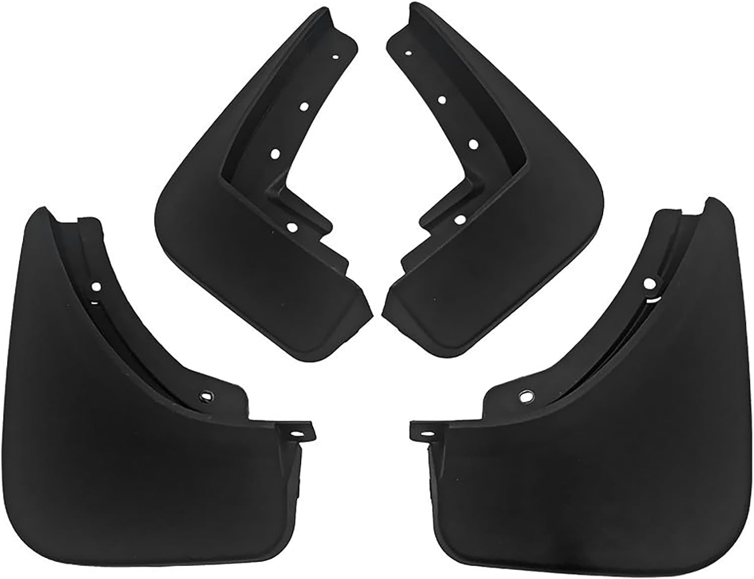 Liufangfc Normal 4Pcs Heavy Duty Rubber Mud Flaps For Benz Gla 2020-2021