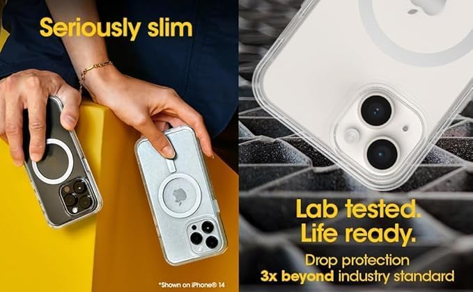 OtterBox iPhone 15 Pro Max (ONLY) Symmetry Series+ Case - Fairy Fauna, Snaps to MagSafe, Ultra-Sleek, Raised Edges Protect Camera & Screen - Non-Retail Packaging - Image 4