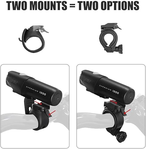 Miniatura 9 de BV Bike Lights, Super Bright with 5 LED Bike Headlight & 3 LED Rear, Bike Lights for Night Riding with Quick-Release, Waterproof Bicycle Light Set,