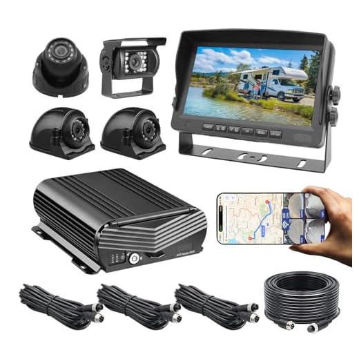 Advanced 4-Channel Mobile DVR for Vehicles
