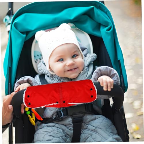 BESPORTBLE Winter Windproof Stroller Gloves for Babies Thick Insulated Hand Muff Soft Lining Cold Weather Pushchair Hand Muffs for Parents4