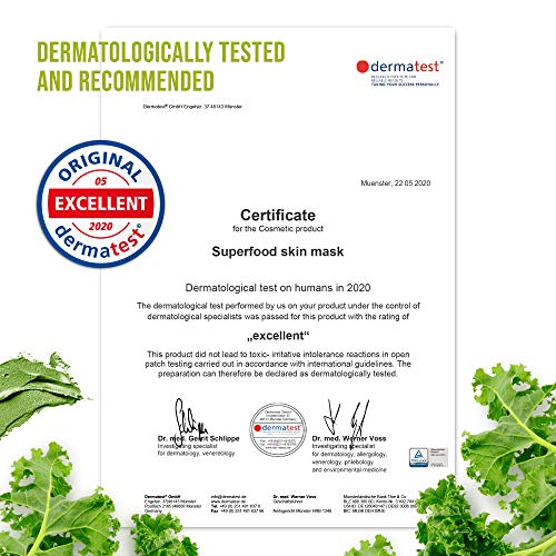 Korean Skin Care Detox Face Mask with Avocado & Superfoods - Clay Mask Dermatologist Tested, Hydrating Mud Mask for Face and Body - Vegan Face Masks Skincare by Plantifique - 3.4 Oz/100ml