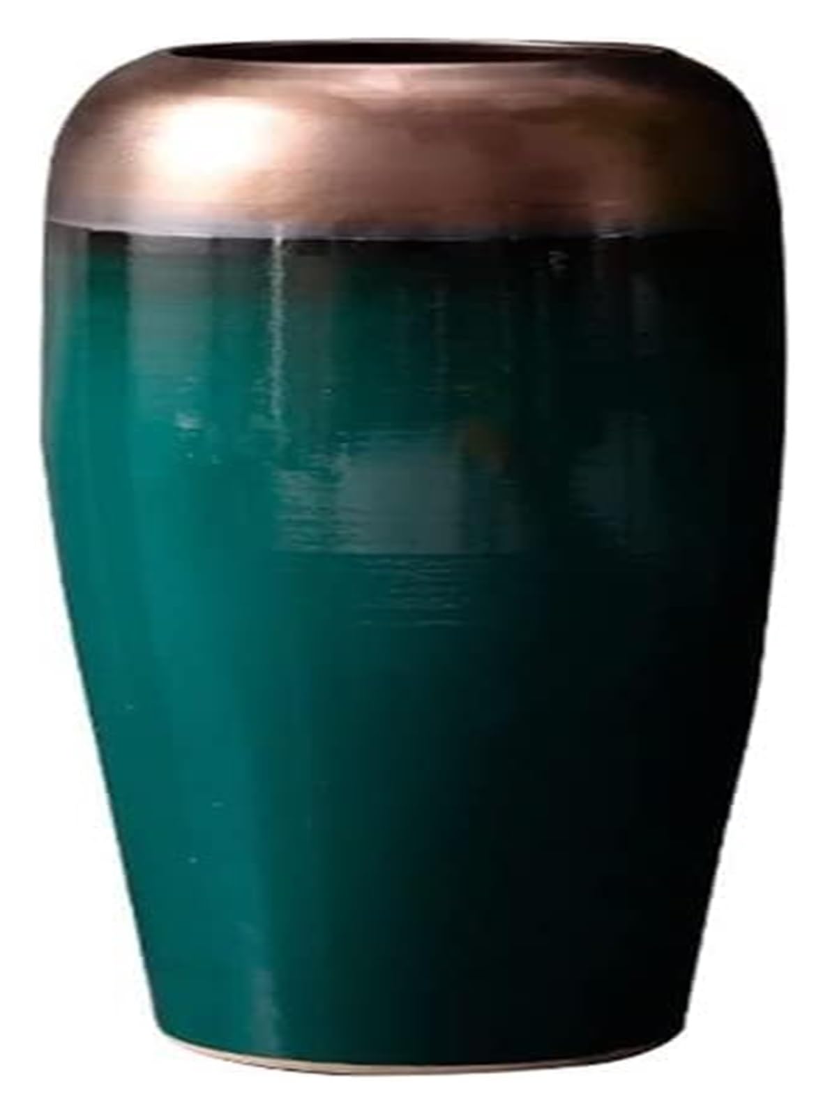 SnamicE Vase Tabletop Green Ceramic Large Vases, Dried Flowers Floor Vases Living Room Hotel Ornament Fake Flower Vases,One Color-25 * 60CM