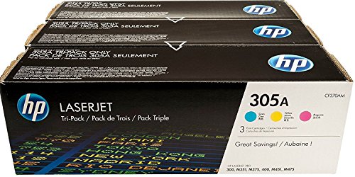 HP TONER CARTRIDGE 305A C/Y/M