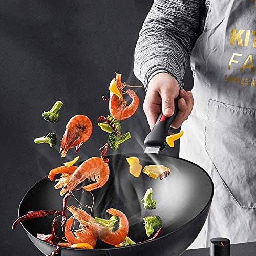Wok con tapa, cesta y rejilla para vapor, antiadherente miniatura 4