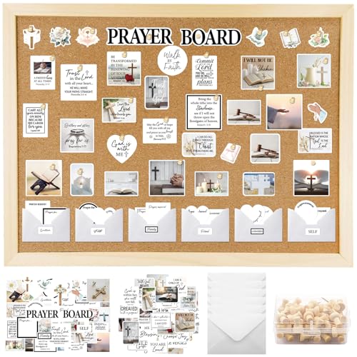 Eclazul Prayer Board Supplies Kit - 162 Pcs White...