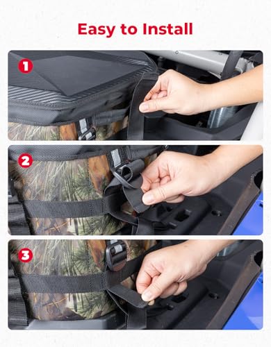Image of KEMIMOTO Rear Cargo Bag Compatible with Can-Am Maverick X3 Models, Camo