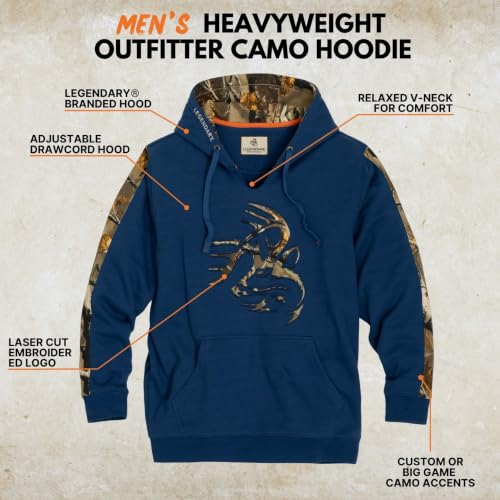 Image of Legendary Whitetails Mens Plaid Camo Pullover Hoodie