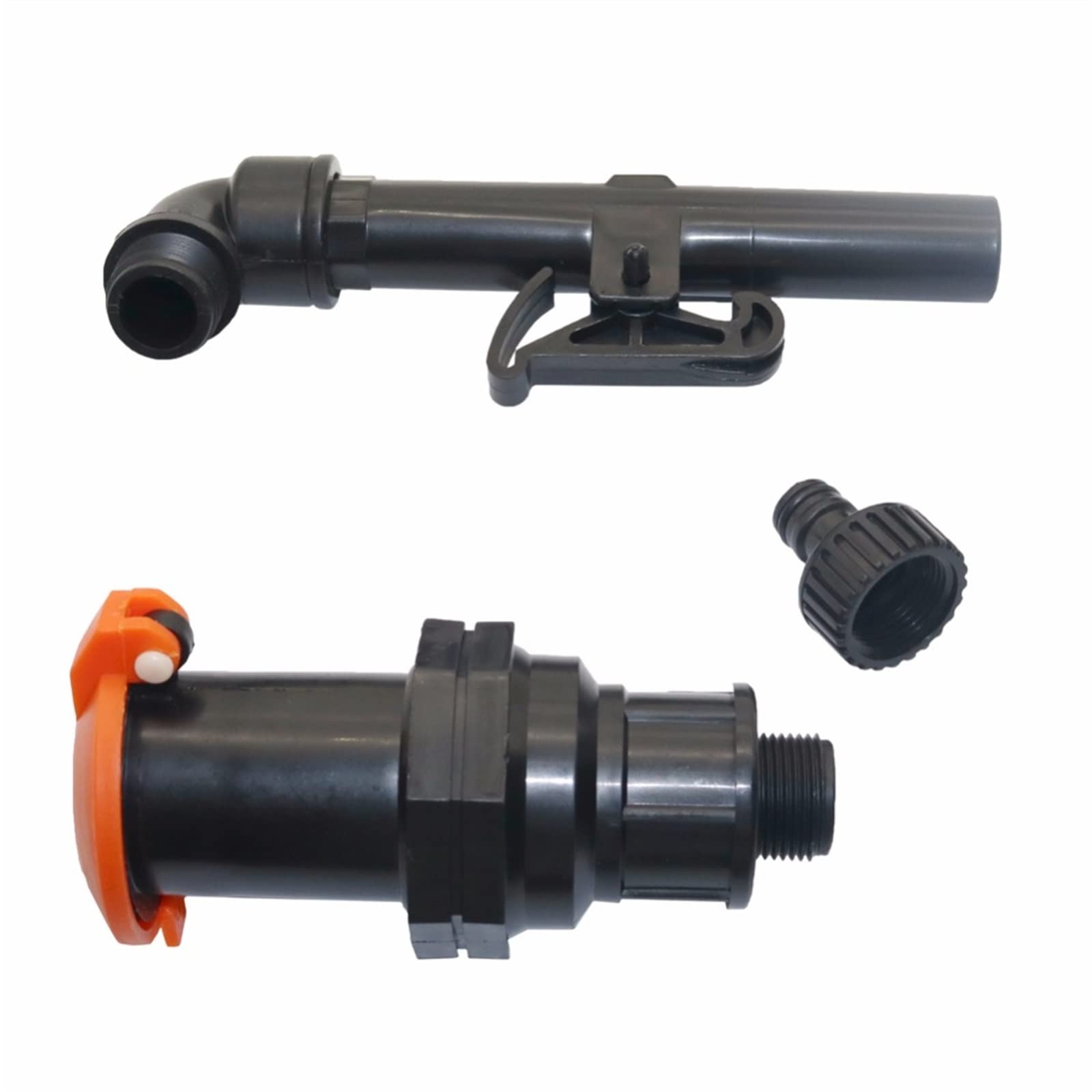 Giardino all'aperto 1 set valvola di aspirazione rapida acqua in plastica filettatura maschio da 3/4 di pollice con connettore rapido da giardino acqua spray for autolavaggio Raccordi per irrigazione