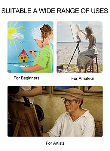 72 Oil Based Professional Colouring Pencils, SOFT High Grade 3.8 mm Lead & Easy to Sharp, Very Easy To Use ->Effortless Colouring, Ideal For Drawing/Layering & Colouring Paper Box Pack !, Multicolor - Image 7