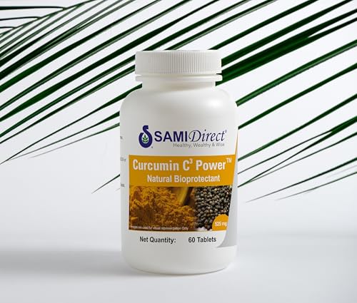 Sami Direct Curcumin C3 Power 525mg with Piperine – 60 Tablets — Curcumin Supplements