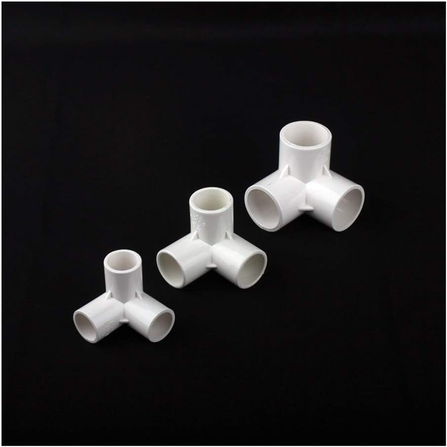 Pipe connector 10pcs PVC 20mm/25mm/32mm 4/5/6Way Tee Connector Joints Garden Irrigation Pipe Hose Fittings (Color : 5Way Connector, Diameter : Inner Diameter 25mm)