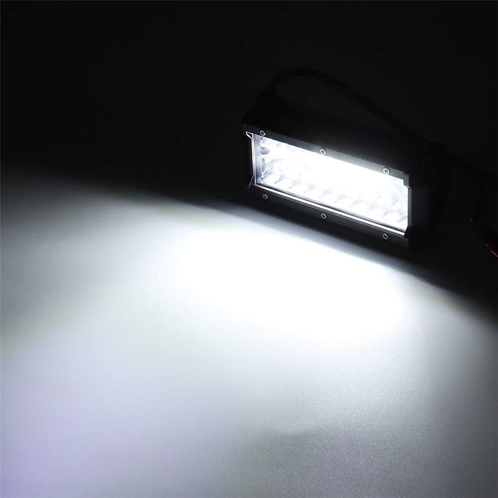 18 cm 40 000 lm 120 W samochód LED robocze reflektory Combo prowadzenie przeciwmgielne lampa do terenowych ciężarówek łodzi Atv