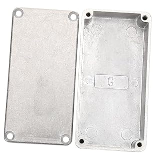 Enclosure for guitar effect--this box is made of quality aluminum materials, strong and durable, and can be used for a long time the whole body is made of aluminum with excellent quality,pedal enclosures Pedal enclosure--made of quality aluminum mate...